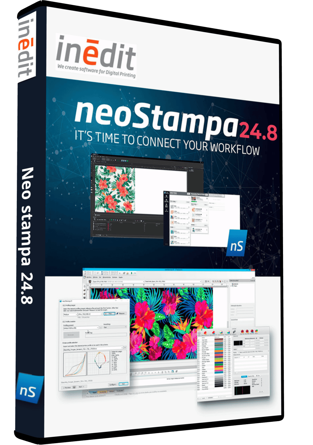 neoStampa 24.8 RIP software for digital textile printing and color management