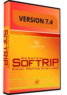 Wasatch SoftRIP 7.4 software box for RIP and color printing control