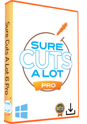 Sure Cuts A Lot Pro vinyl cutting and design software interface